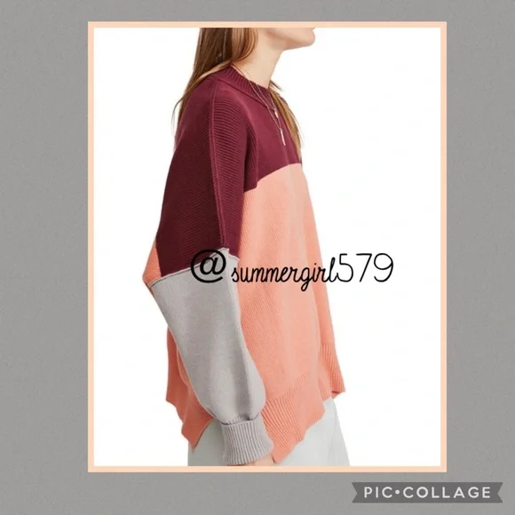 Free People Easy Street Tunic Colorblock - Picture 2 of 3